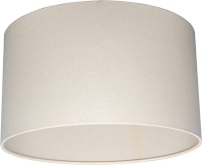 Uniqq Lampenkap linnen transparant 30 cm rond – 20 cm hoog