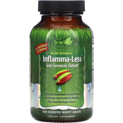 Irwin Naturals, Extra Sterk met Ontstekingsremmend Kurkuma-extract, 60 vloeibare softgels