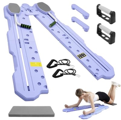 Multifunctioneel Ab Oefenbord met Weerstandsband - Draagbaar Fitnessbord voor Thuis