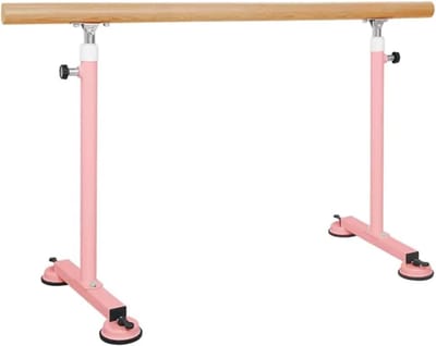Ballet Barre - Dansstang Thuis - Dans Training - Stabiele Zuignappen - 1.5 Meter - Roze