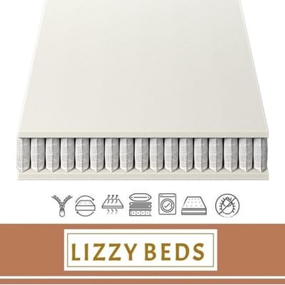 Pocketvering Matras - 80x200cm - 21cm dik - Hotel Comfort - Matras - Lizzybeds