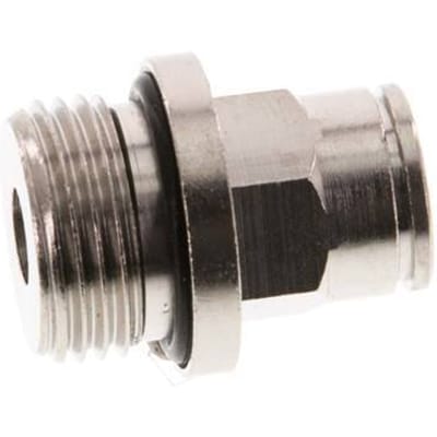 8mm x G3/8'' Messing Insteekfitting Buitendraad NBR [2 Stuks]