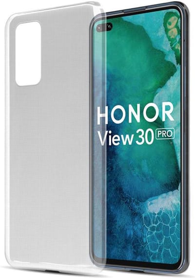 Cadorabo Hoesje geschikt voor Honor View 30 PRO in VOLLEDIG TRANSPARANT - Beschermhoes gemaakt van flexibel TPU Silicone Case Cover