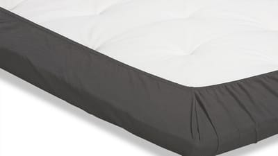 Beter Bed Select Jersey Hoeslaken Topper - 180 x 200/210/220 cm - 100% Katoen - Matrasbeschermer - Matrashoes - Antraciet