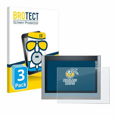 BROTECT - Screenprotector voor Siemens Simatic HMI TP900 Comfort 6AV2124-6JJ00-0AX0 - Folie Beschermfolie Beschermglas matte 3 Stuks