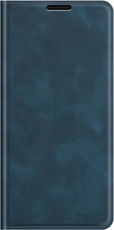 Casecentive Magnetisch Leren Wallet case - Hoesje - Wallet - iPhone 13 Pro Max - Blauw