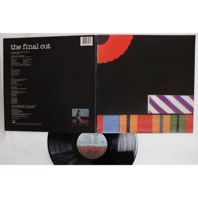 LP Plaat PINK FLOYD The Final Cut QC38243 COLUMBIA 1983 VS Rock Gebruikt red