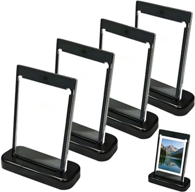 Magnetische Kaarthouder Set van 4, 35PT Acryl Kaarthouder voor Trading Cards, Bescherming voor Sportkaarten en Toploader Kaarten