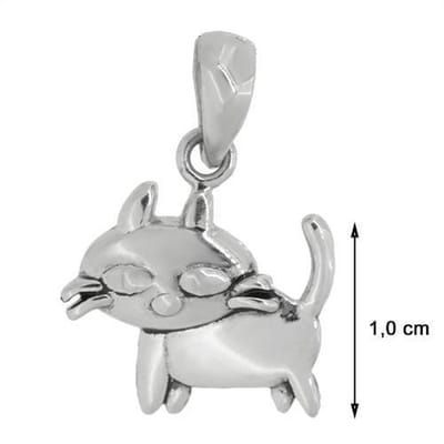 Blinx Jewels Zilveren Hanger Poes of Kat