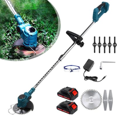 21V Draadloze Elektrische Grastrimmer - Telescopische Grastrimmer - Grasmaaier - Grasmaaier Voor De Tuin, Kantensnijder, Onkruidtrimmer