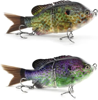 Zinkend Glide Aas - Kunstaas Vissen - Vissen Vangen - Vezelstaart Aantrekkelijk - 12.5cm 33.8g - Bluegill