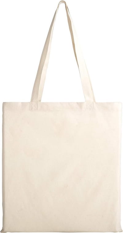 Duurzame katoenen tas 38 x 42 cm - Veelzijdige handtas voor dagelijks gebruik