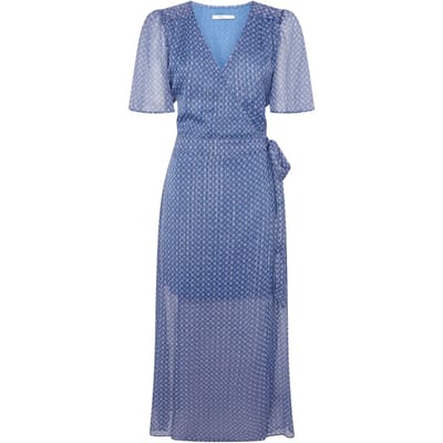 Pepe Jeans Pl953566 Jurk Met Korte Mouwen Blauw M Vrouw