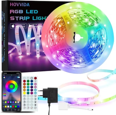 Ledstrip - Decoratieve verlichting - Sfeer creëren - Muziekmodus - 5 meter - RGB
