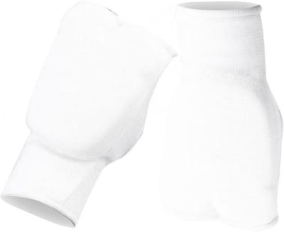 Bokshandschoenen Halve Vinger - Taekwondo Handschoenen - Sporttraining - EVA Bescherming - Gratis Maat - Wit
