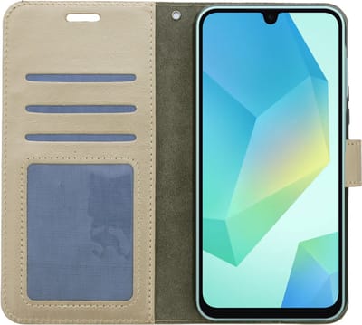 Portemonnee Book Case Hoesje Geschikt voor: Samsung Galaxy A06 - Goud