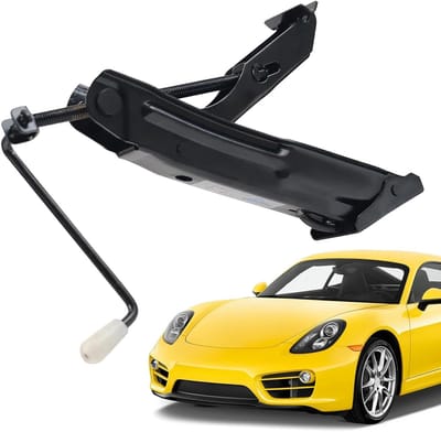 Auto Krik Set - Voertuigondersteuning Garage - Banden Wisselen - Handmatig Mechanisme - 385 mm Max Hoogte - Meerkleurig