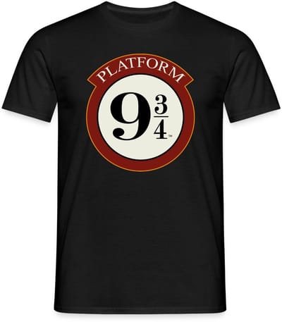 Harry Potter Platform 9 3/4 T-Shirt Heren