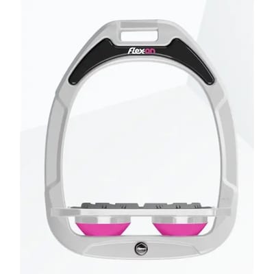 Plat Grip Witte/Grijze/Roze Beugels Flex-On Green Composite