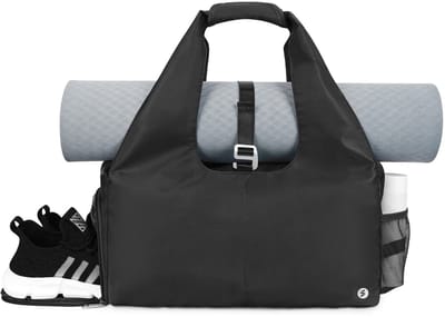 Dailygoods- Sporttas met schoenencompartiment - Grote Draagtas - Waterdichte Gymtas - Multifunctionele Reis-/Weekendtas - Capaciteit 20L - Geschikt voor Yoga en Pilates - Yogatassen