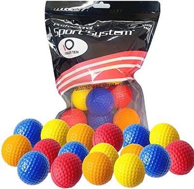 Golfoefenballen voor Trainingsdoeleinden - Set van 12 Kleurrijke Ballen voor Binnen en Buiten
