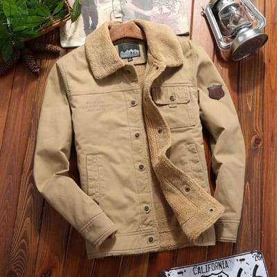 Nieuwe Winter Slim-fit Opstaande Kraag Heren Gewassen Jas, Modieuze en Casual Verdikte Velours Jas voor Mannen 5XL brown