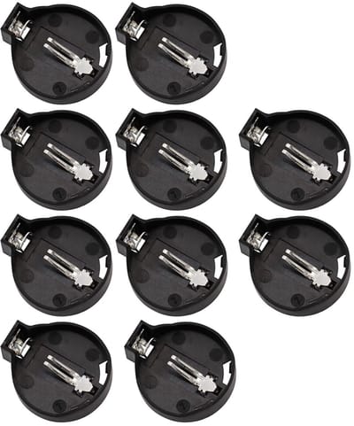 Horizontale 3V Knoopcel Batterijhouder voor CR2032/CR2025 met 2 DIP-pinnen (10 stuks)