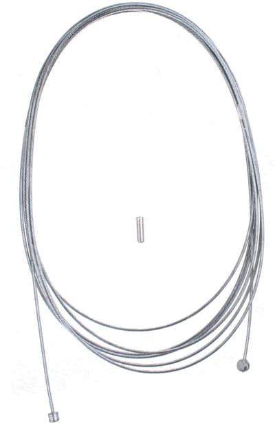 Slurf Binnenkabel derailleur - zilver - staal - 2,5 meter - inclusief anti-rafelnippel