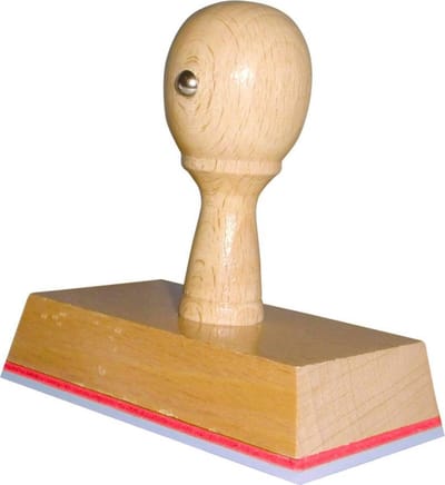 Handstempel 80x45 Mm - Stempels - Stempels volwassenen - Snelle Levering