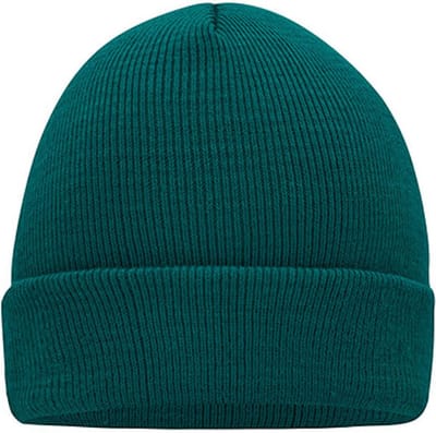 Myrtle Beach 'Knitted Cap' Beanie Donkergroen