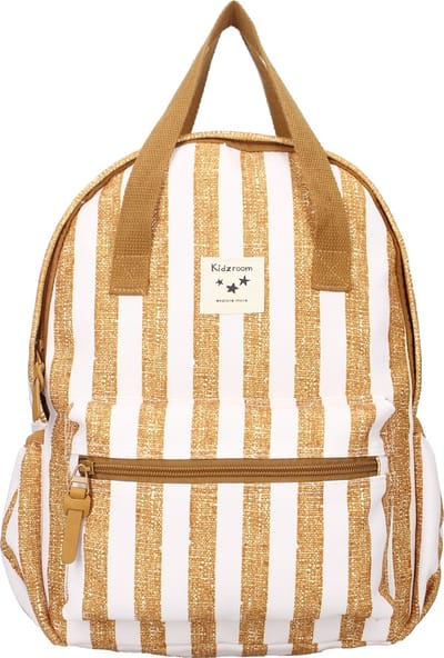 Kidzroom Stripe Frenzy - Kinder rugzak - 11,7 liter - 36 x 27 x 12 cm - Strepen - Bruin