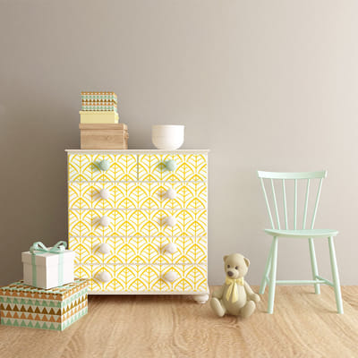 Scandinavische meubelsticker, Lovise-stijl, 60 x 90 cm