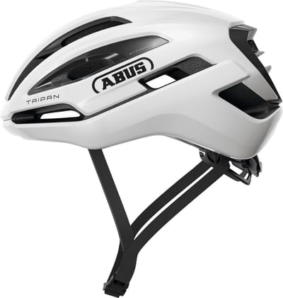 Fietshelm ABUS TAIPAN shiny white S - 51-55 cm - wit - Geschikt voor gebruik op gravel bikes - 255 g