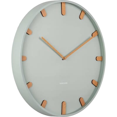Karlsson Wandklok Grace - Groen - Ø40cm - Wandklok Modern