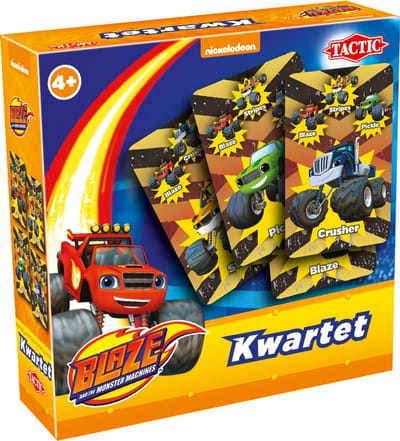 Tactic Blaze Kwartet – Kaartspel – Kinderspel – Vanaf 4 jaar – 2-4 spelers