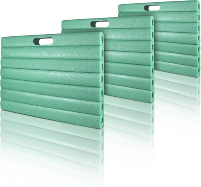 St. Helens Home & Garden - Kniekussens met handvat - 3 stuks - groen