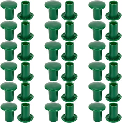 Plantenstok Covers - Beschermers Stokken - Tuinonderhoud - Waterdicht Ontwerp - 36 Stuks - Groen