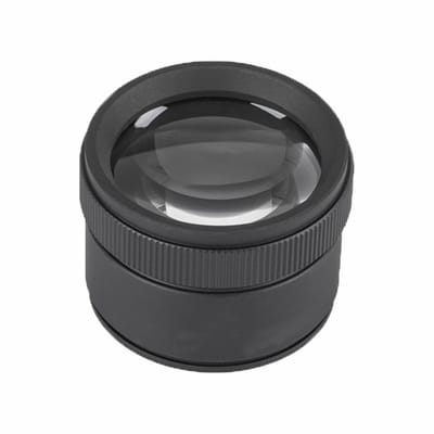 Dailygoods - 30 x juweliersloep, zwart, professioneel sieradenvergrootglas, microscoop, oogloep voor diamanten, munten, stempels