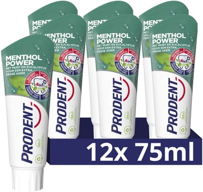 Prodent - Tandpasta - Menthol Power - 12 x 75 ml - Voordeelverpakking