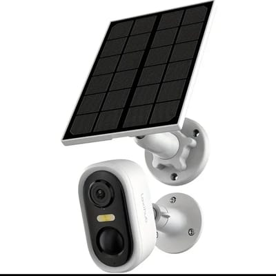5MP Tuya Smart PTZ Wireless Outdoor Security Camera – WiFi CCTV with Night Vision, Two-Way Audio, and Solar Panel
