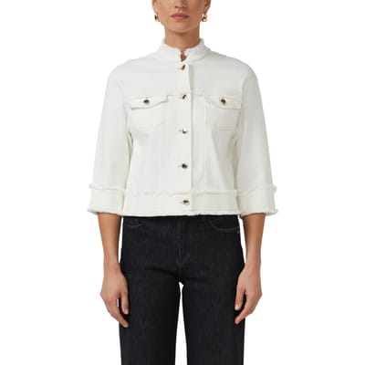 s.Oliver  Jackets Indoor Offwhite Taglia: 40 | Giacche di jeans Outlet | Donna | Bianco