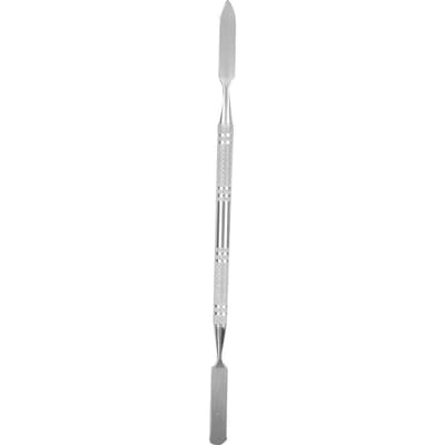 Roestvrijstalen Dubbelzijdige Littekenwas Spatel Applicator Special Effects FX Make-up Tool (L) white