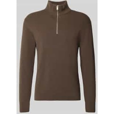 Gebreide pullover met schipperskraag