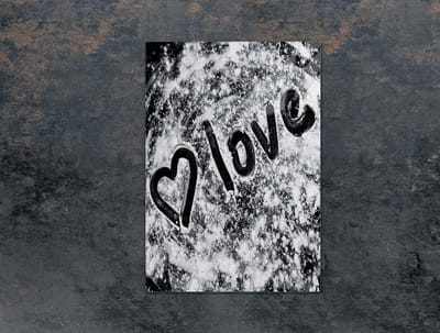 TMK ArtDeko Serie - Snijplank - 35x52 cm - Hartvormig - Gehard Glas