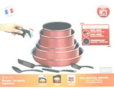 Tefal Ingenio Easy Rouge Hoogwaardig Aluminium Pannenset - 10 Delig