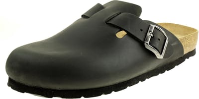 Rohde Grado herensandaal pantoffels pantoffels klomp 6698 zwart LEDER