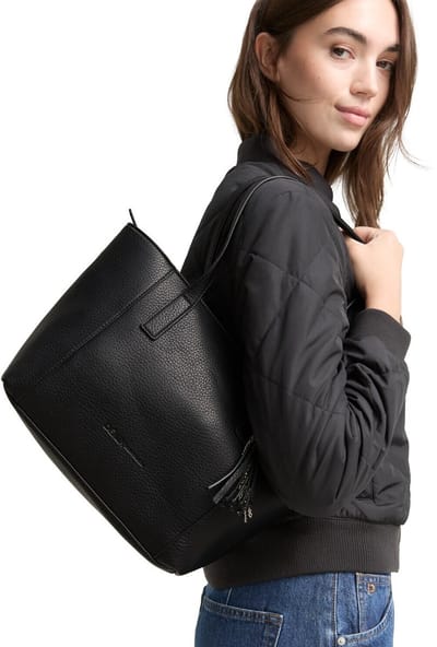 TOM TAILOR shopper Priya Zip Shopper Black zwart