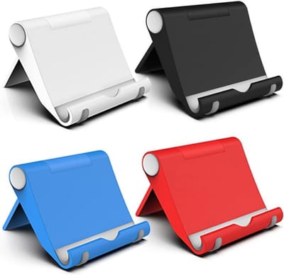 Verstelbare mobiele telefoonstandaard voor bureau - Compatibel met iPhone en Samsung - Ideaal voor handsfree gebruik, gaming en videobellen