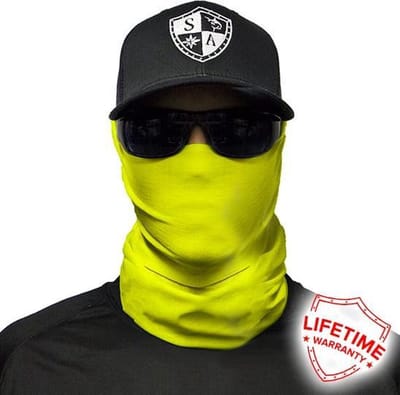 Safety yellow bandana