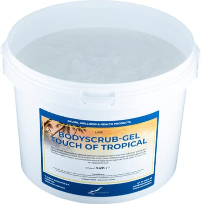 Luxe Verzorgende Bodyscrub-Gel Touch of Tropical - 5 KG - Hydraterende Lichaamsscrub
